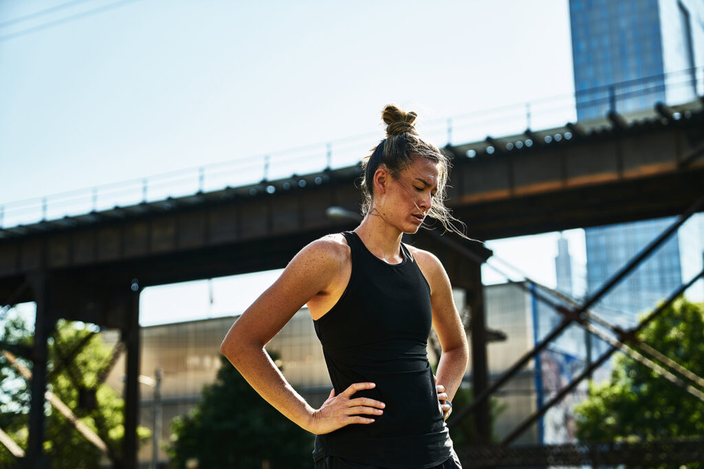 Marie McCool is a professional athlete in an ad campaign for Warrior Sports. She is a sponsored athlete for the brand and is featured in a most of their campaigns. Here she is photographed by Unrivaled.