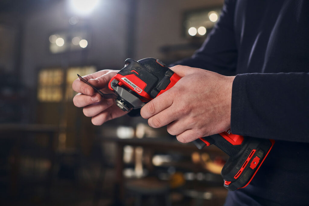 Home improvement brand, Craftsman, hired local production company, Unrivaled, to create application photos and videos for their e-commerce like this image of a saw.