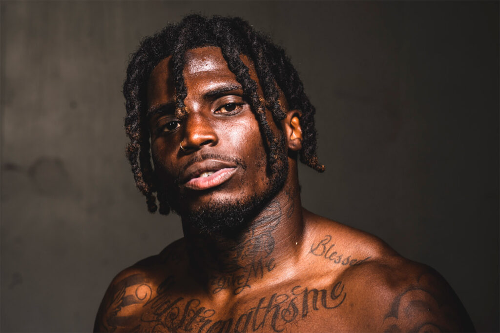 Portrait of Tyreek Hill, NFL star